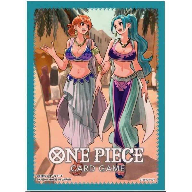 Bandai - One Piece Card Game - Nami & Vivi - Card Sleeves - Standard 70ct