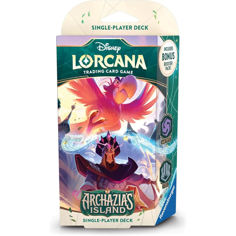 Disney - Lorcana - Archazias Island - Starter Deck - Amethyst and Steel - Iago & Jafar
