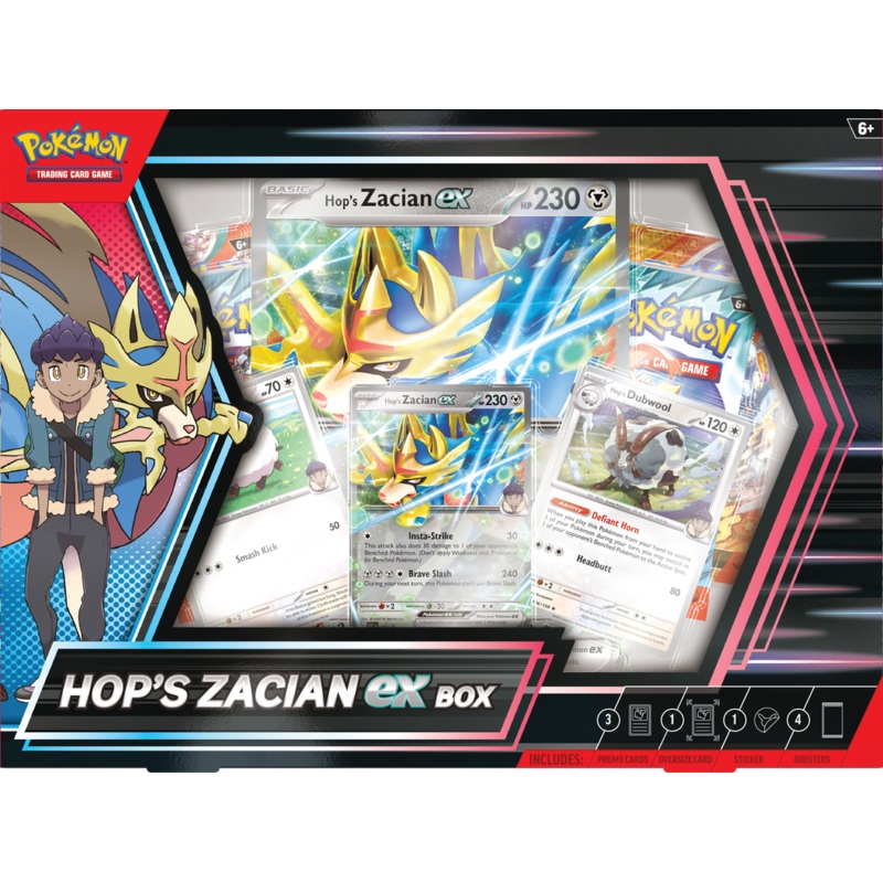 Pokemon - Hops Zacian EX - Collection Box