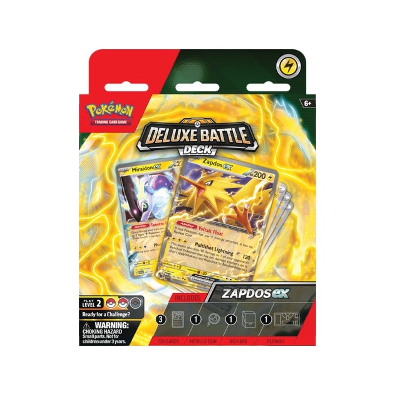 Pokemon - Scarlet and Violet - Deluxe Battle Decks - Zapdos EX