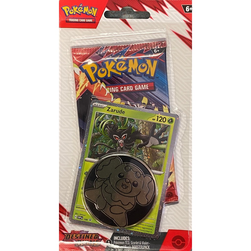 Pokemon - Scarlet and Violet - Destined Rivials - Checklane Blister - Zarude
