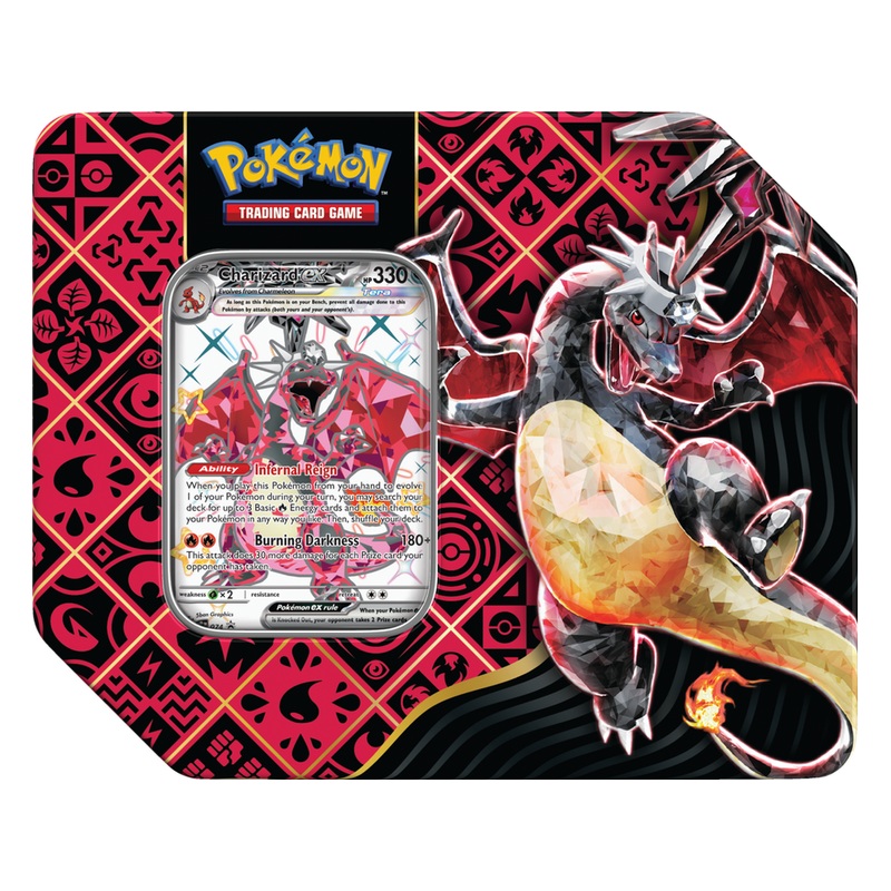Pokemon - Scarlet and Violet - Paldean Fates - Charizard EX - Tin