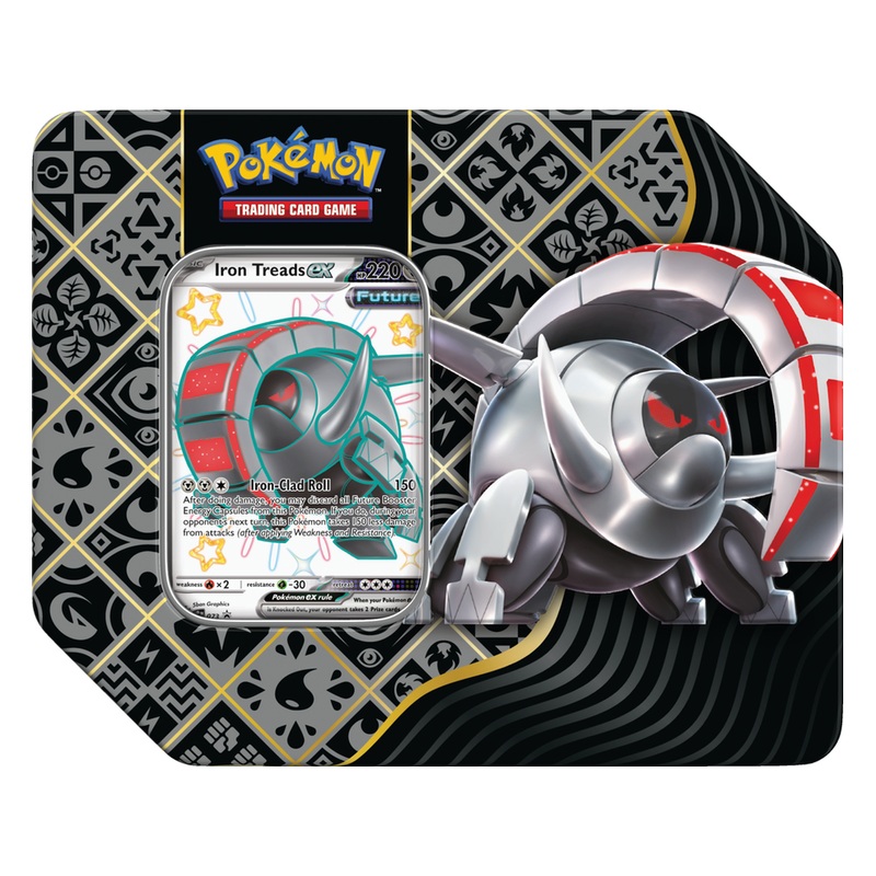 Pokemon - Scarlet and Violet - Paldean Fates - Iron Treads EX - Tin