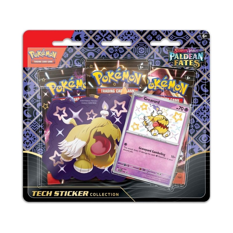 Pokemon - Scarlet and Violet - Paldean Fates - Shiny Greavard - Tech Sticker Collection