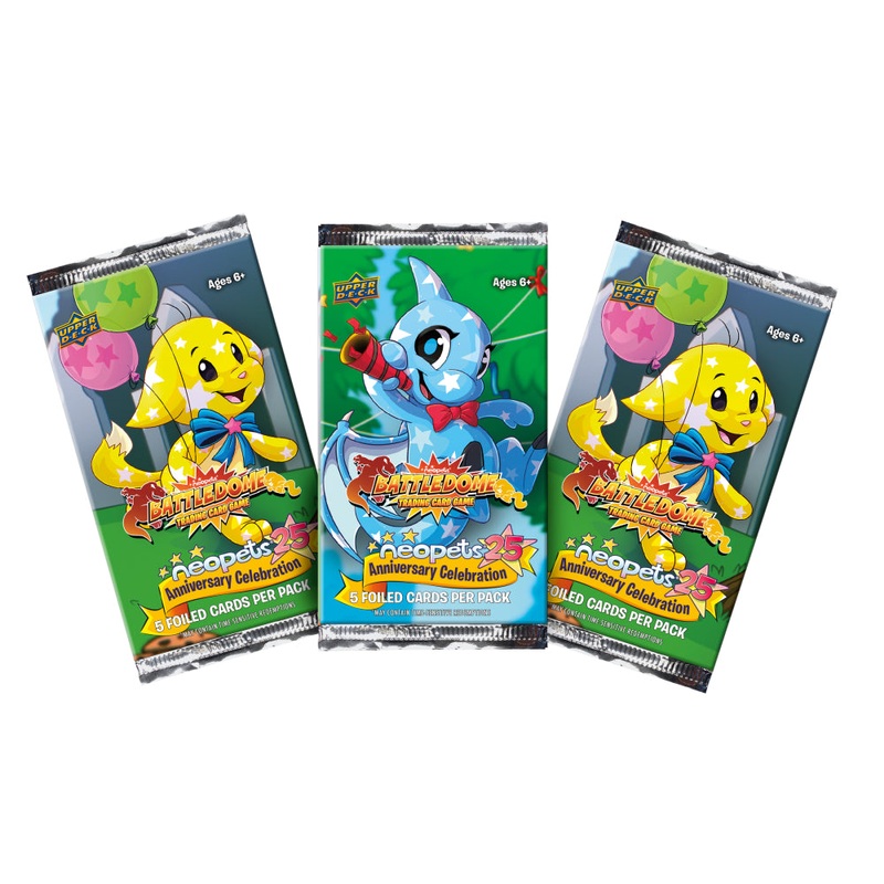Upper Deck - Neopets Battledome - 25th Anniversary - Booster Pack - CANADIAN ORDERS ONLY PLEASE