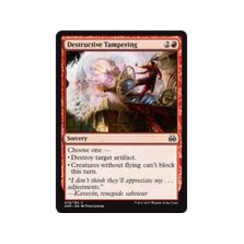 Magic The Gathering - Destructive Tampering - AER078