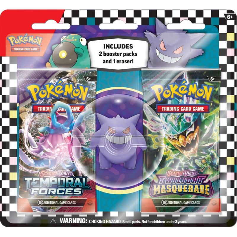 Pokemon - 2024 - Back to School - Eraser Blister - Gangar