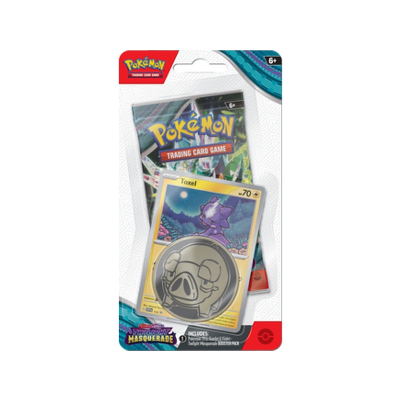 Pokemon - Scarlet and Violet - Twilight Masquerade - Checklane Blister Pack - Toxel