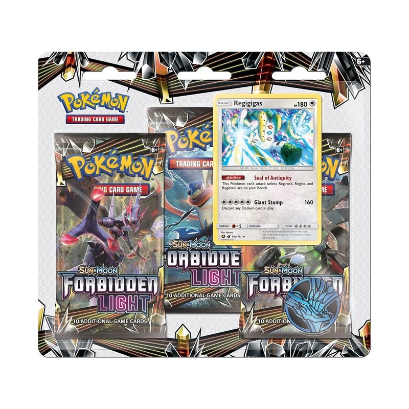 Pokemon - Sun and Moon - Forbidden Light 3-Pack Blister - Regigigas