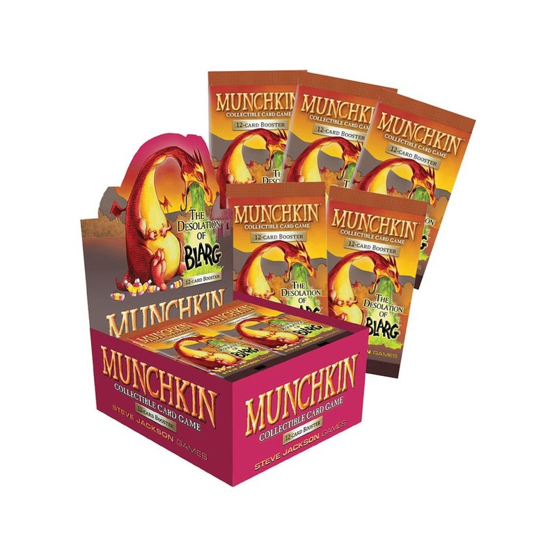 Steve Jackson Games - Munchkin Collectible Card Game - Desolation of Blarg - Booster Box