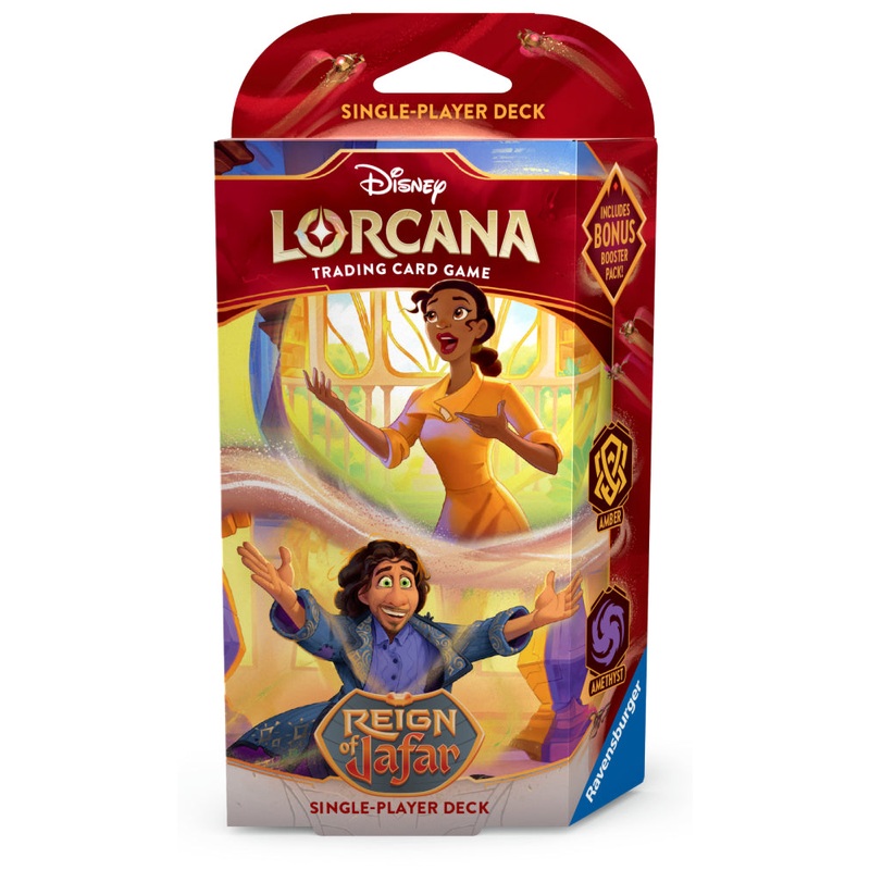 Disney - Lorcana - Reign of Jafar - Starter Deck - Amber & Amethyst - Tiana & Bruno