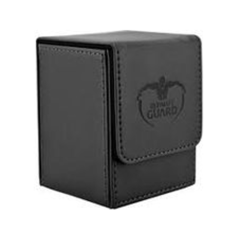 Ultimate Guard - Flip Deck Case - Black Leather - 80