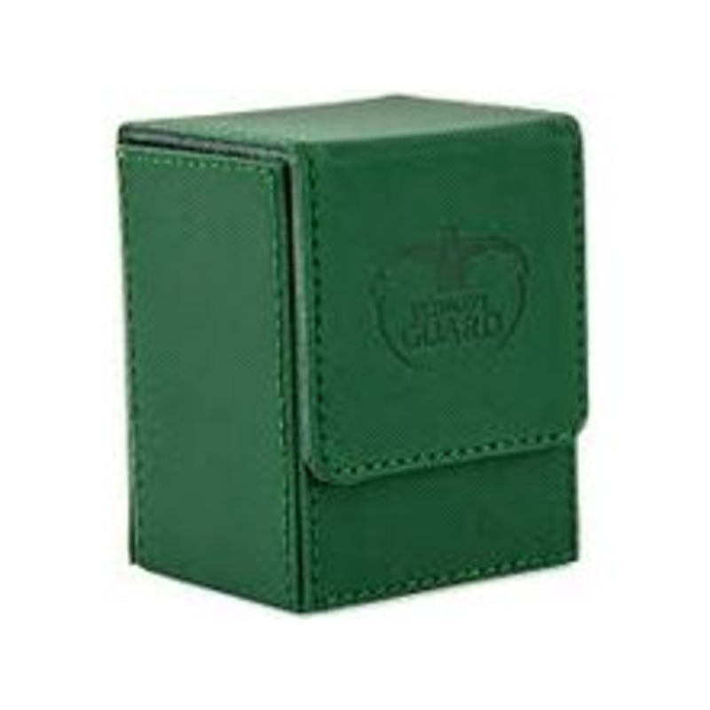 Ultimate Guard - Flip Deck Case - Green Xenoskin - 80