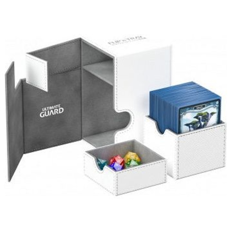 Ultimate Guard - Flip N Tray Case - White Xenoskin - 100