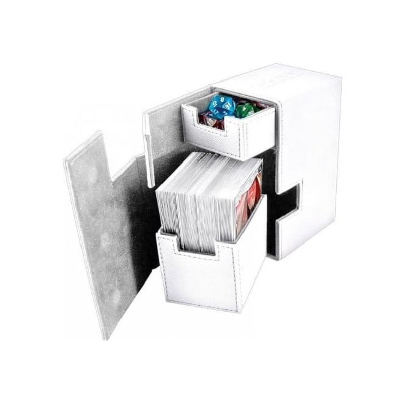 Ultimate Guard - Flip N Tray Case - White Xenoskin - 80