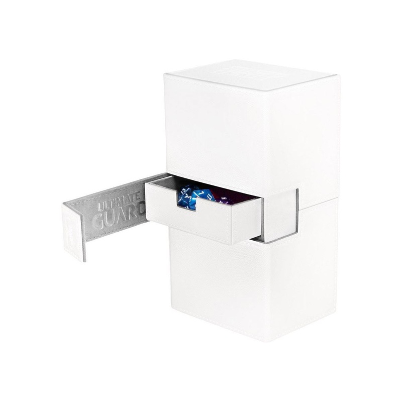 Ultimate Guard - Twin Flip N Tray Deck Case - White Xenoskin - 200