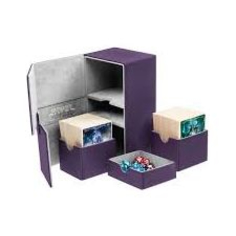 Ultimate Guard - Twin Flip N Tray Xenoskin - Purple - 160