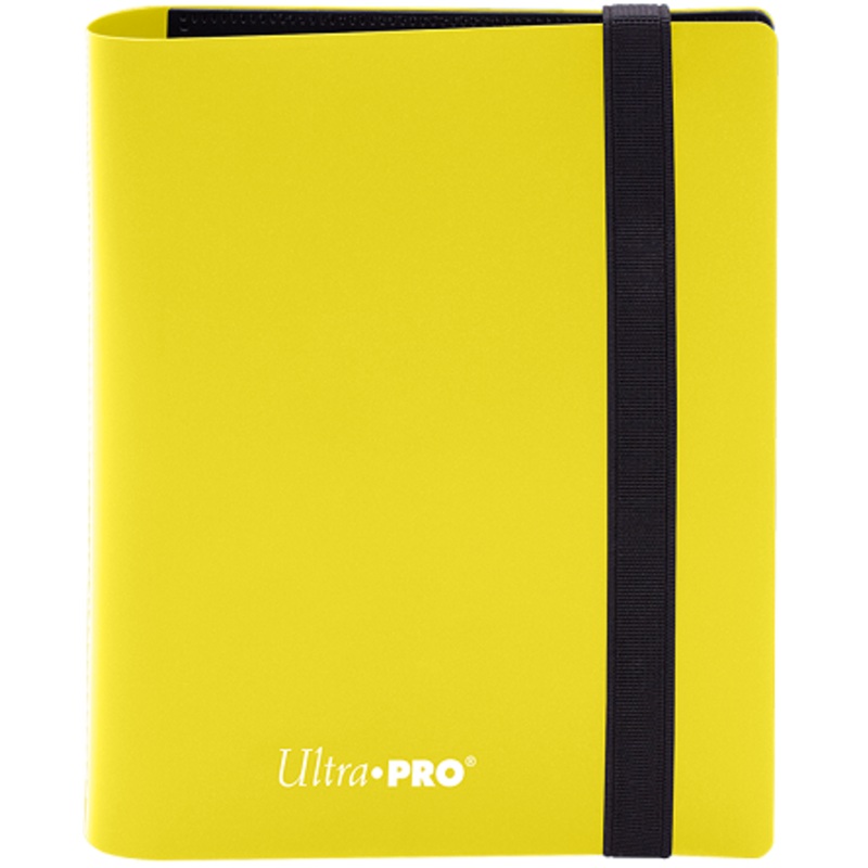 Ultra Pro - 2 Pocket - Eclipse Pro-Binder - Lemon Yellow