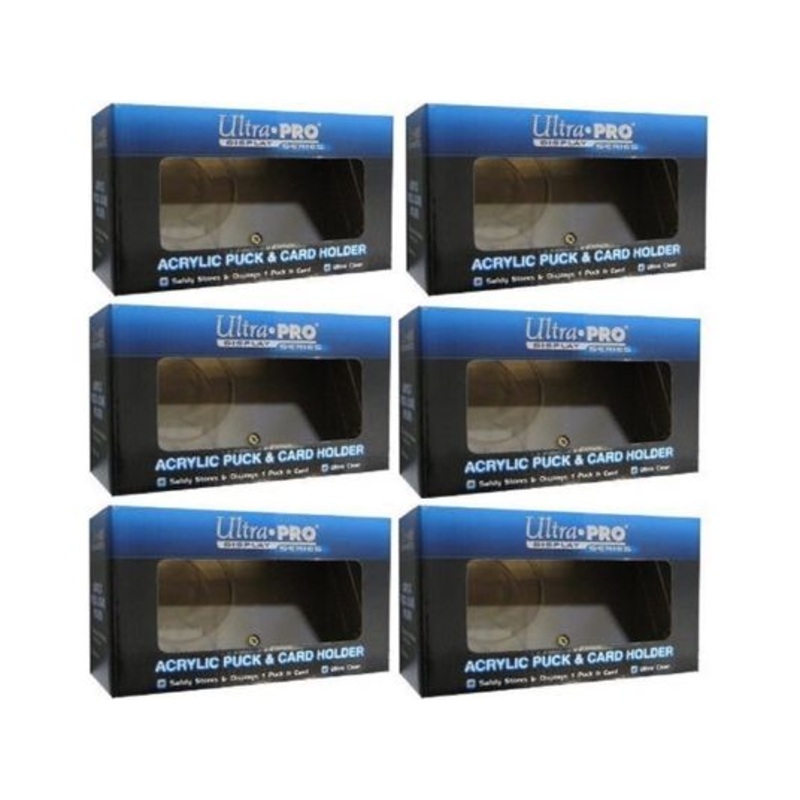 Ultra Pro - Acrylic Puck and Card Holder - 6-Count Combo