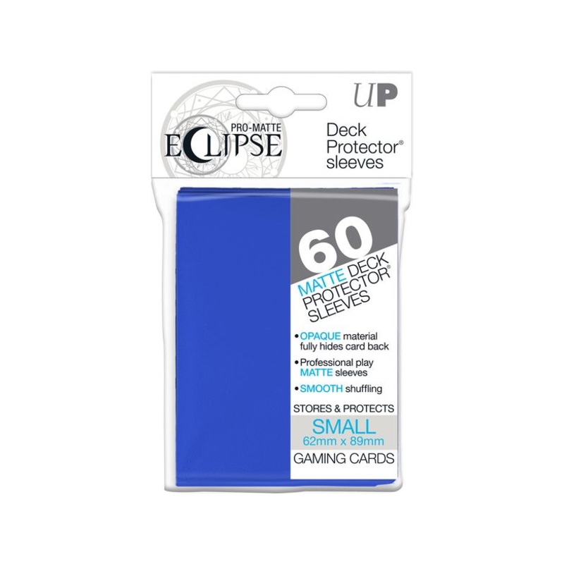 Ultra Pro - Eclipse Matte Deck Protectors - Small Card Sleeves 60ct - Pacific Blue