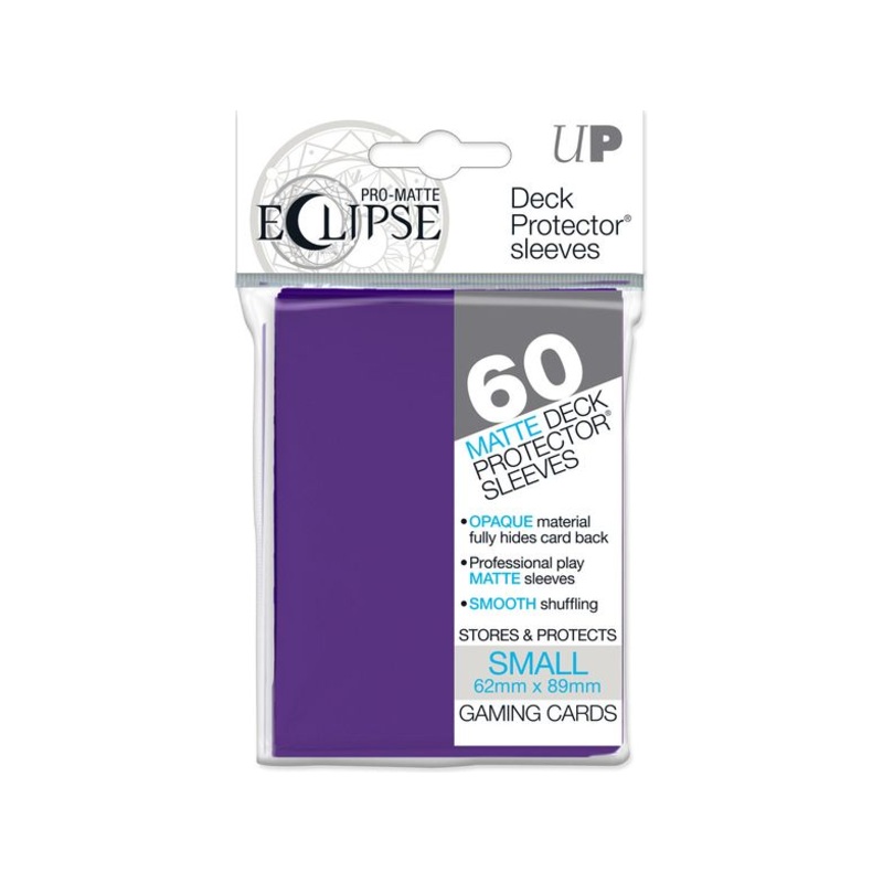 Ultra Pro - Eclipse Matte Deck Protectors - Small Card Sleeves 60ct - Royal Purple