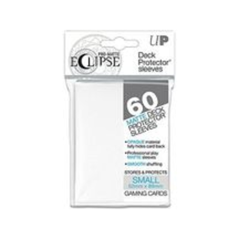 Ultra Pro - Eclipse Matte Deck Protectors - Small Card Sleeves 60ct - White