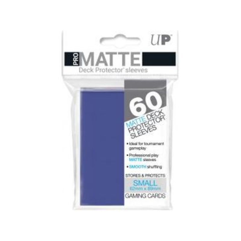 Ultra Pro - Matte Deck Protectors - Small Card Sleeves 60 Count - Blue