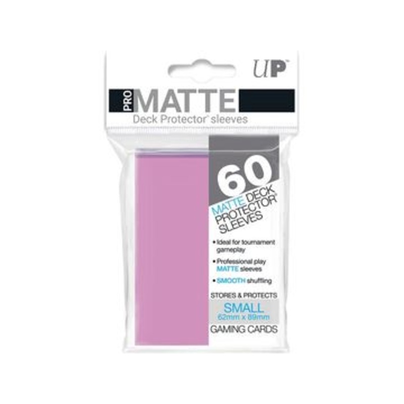 Ultra Pro - Matte Deck Protectors - Small Card Sleeves 60ct - Pink