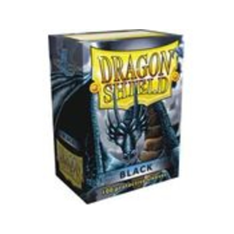 Arcane Tinmen - Dragon Shield Sleeves - Standard Size - Classic - Black - Package of 100