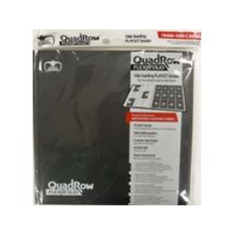 Ultimate Guard - QuadRow Flexxfolio Playset Binder - Black
