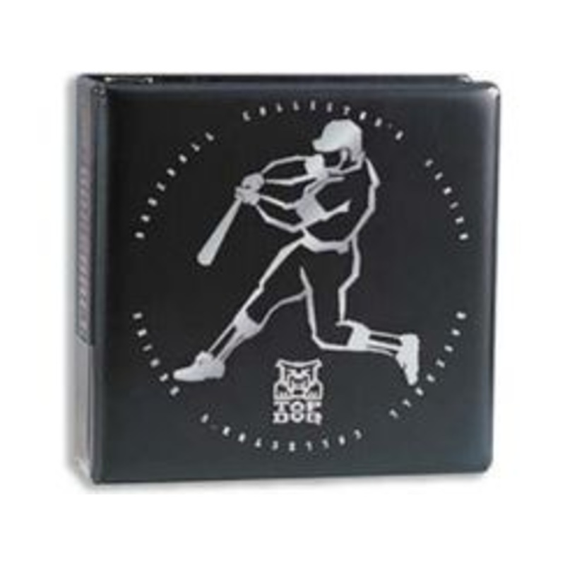 Ultra Pro - 3 Inch D-Ring - Top Dog - Black Trading Card Baseball Binder