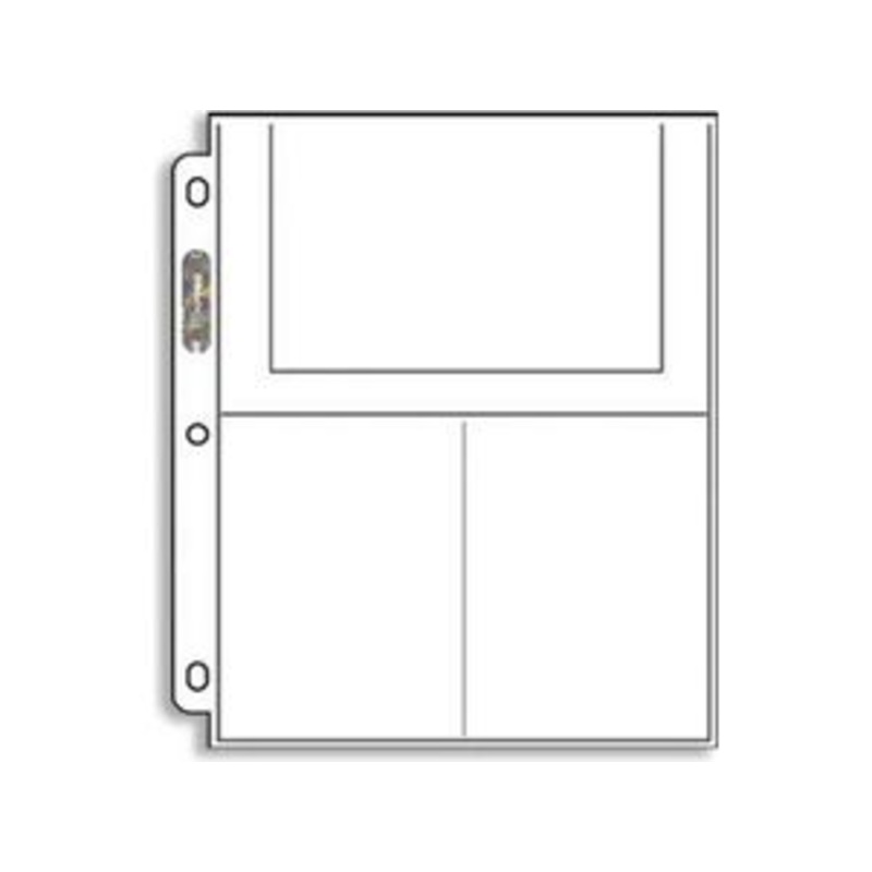 Ultra Pro - 3 Pocket 4x6 Inch Binder Pages Box