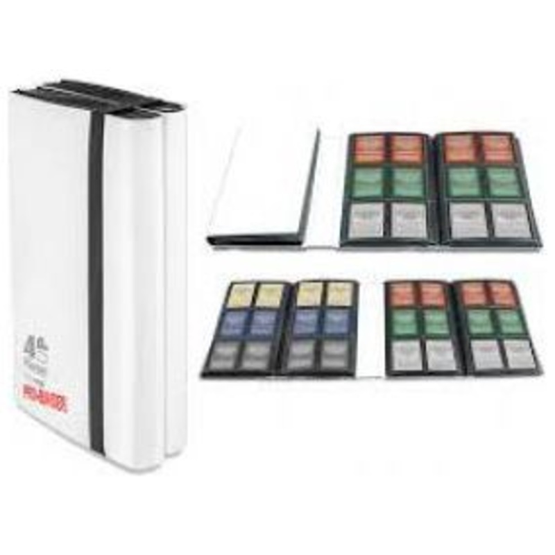 Ultra Pro - 4 UP Playset Binder - Pro-Binder White