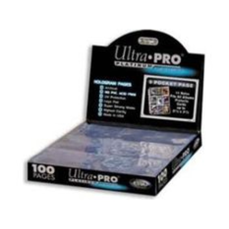 Ultra Pro - 9 Pocket Trading Card Binder Pages - Platinum Series - Box of 100 Pages