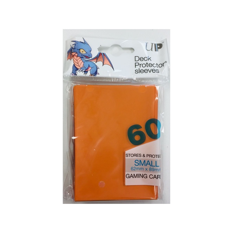 Ultra Pro - Deck Protector Sleeves - Small Yu-Gi-Oh! Size - 60 Count - Orange