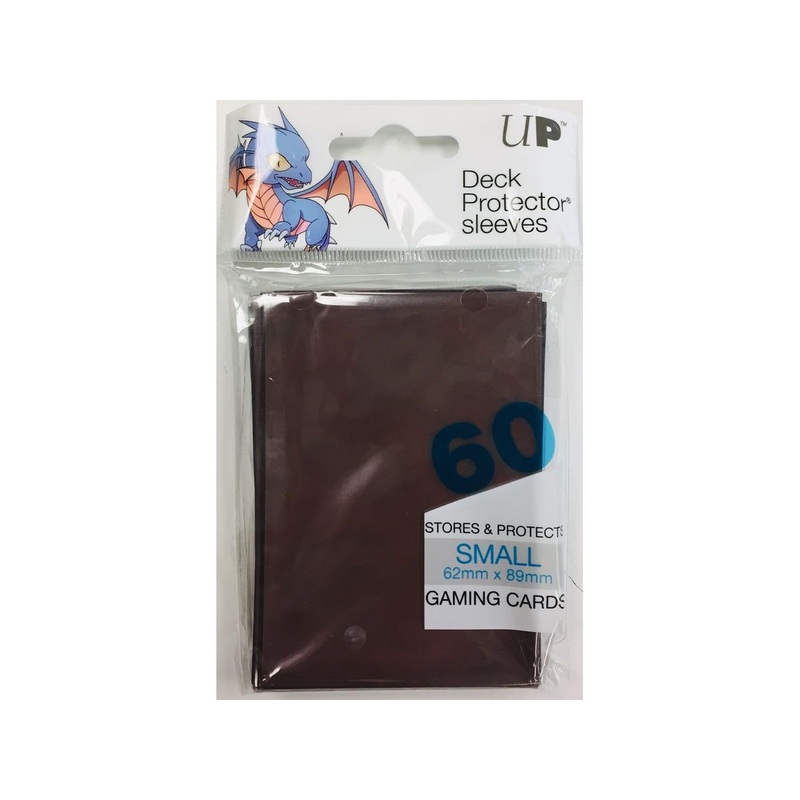 Ultra Pro - Deck Protectors - Small Yu-Gi-Oh! Size - 60 Count - Brown