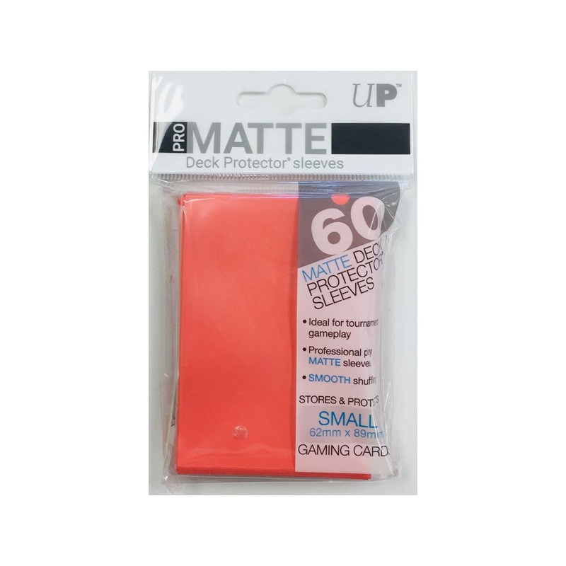 Ultra Pro - Deck Protectors - Small Yu-Gi-Oh! Size - 60 Count Pro-Matte - Peach