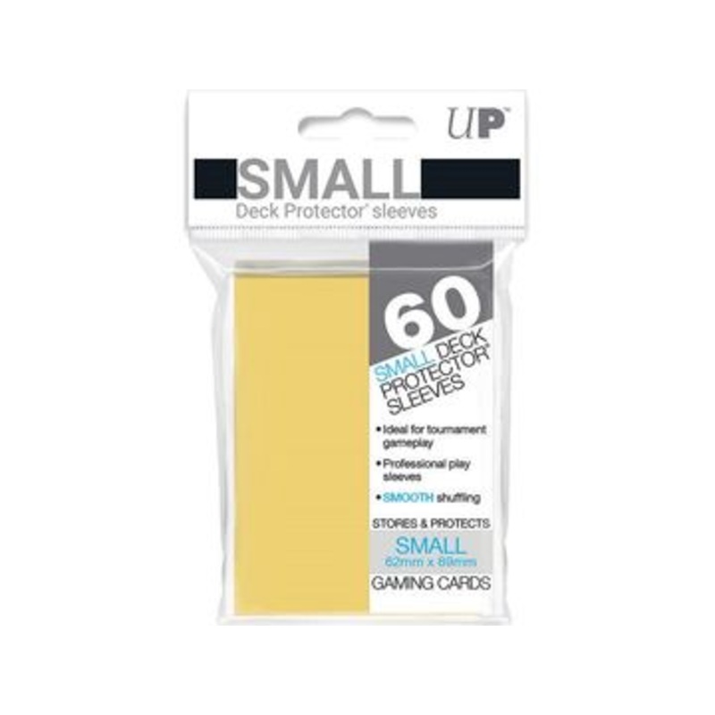 Ultra Pro - Deck Protectors - Small Yu-Gi-Oh! Size - 60 Count - Solid Yellow