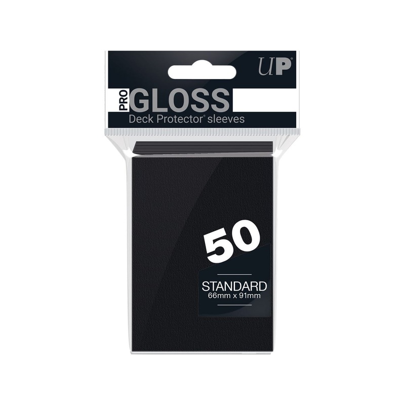 Ultra Pro - Deck Protectors - Standard Size - 50 Count Black