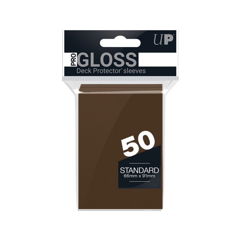 Ultra Pro - Deck Protectors - Standard Size - 50 Count Brown