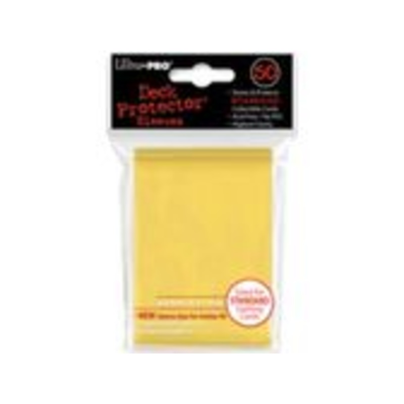 Ultra Pro - Deck Protectors - Standard Size - 50 Count Canary Yellow