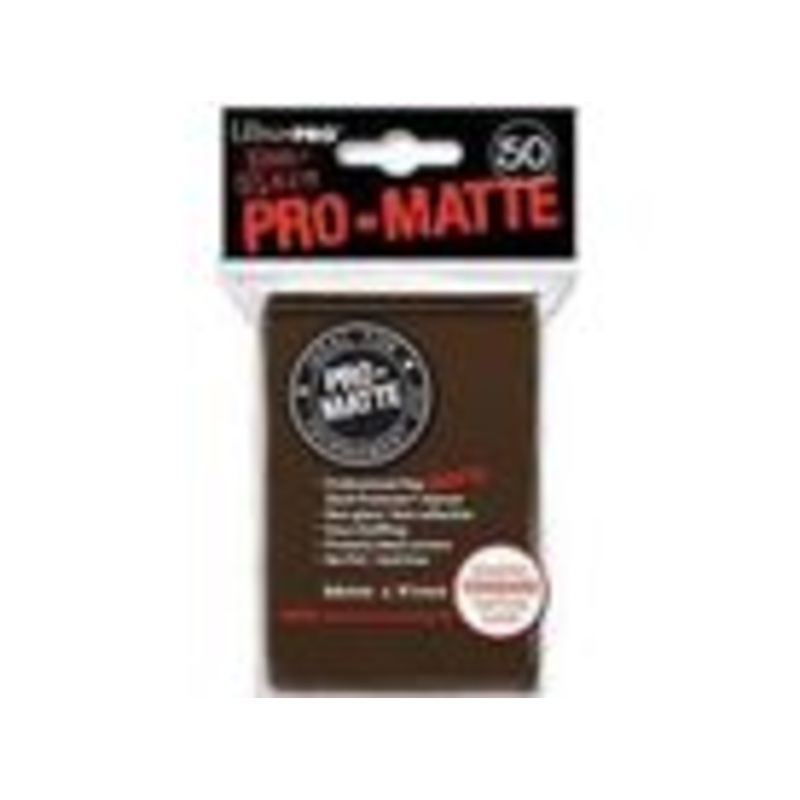 Ultra Pro - Deck Protectors - Standard Size - 50 Count Matte Brown