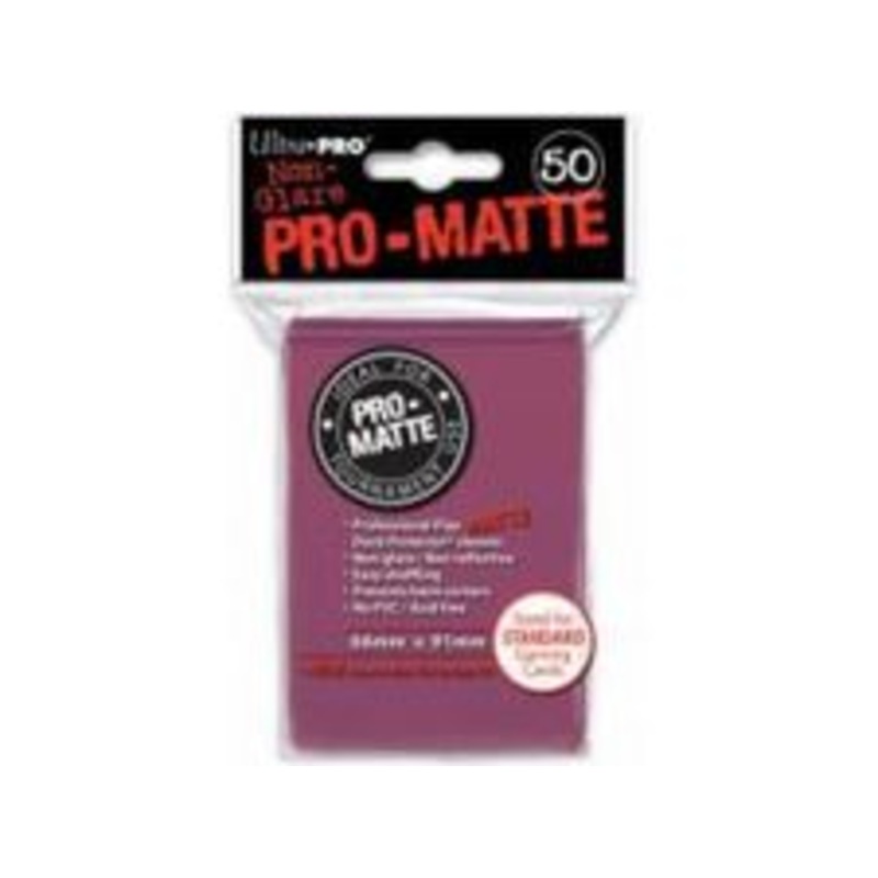 Ultra Pro - Deck Protectors - Standard Size - Matte Blackberry - Package of 50