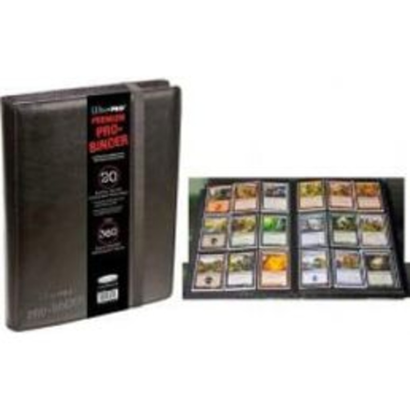 Ultra Pro - Leatherette Side Loading Premium Binder - Black - OUT OF PRINT