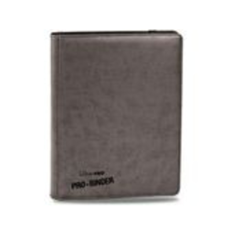 Ultra Pro - Leatherette Side-loading Premium Binder - Grey