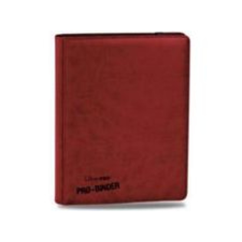 Ultra Pro - Leatherette Side-loading Premium Binder - Red