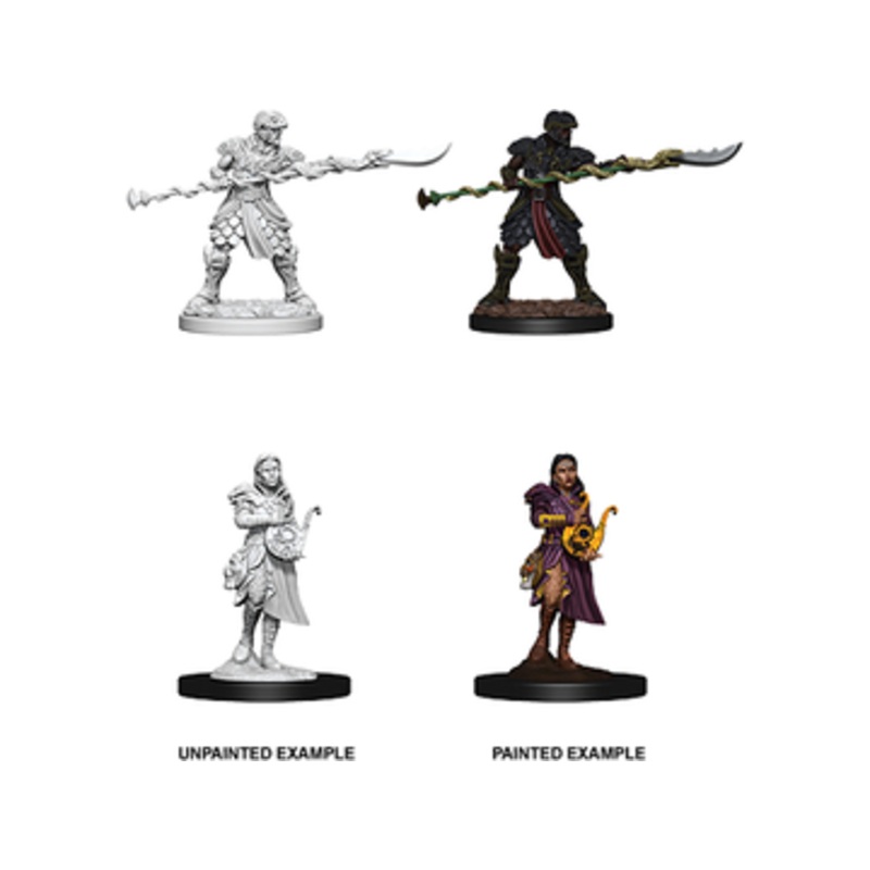 Wizkids - Dungeons and Dragons - Unpainted Miniature - Nolzurs Marvelous Miniatures - Yaun-Ti Purebloods - 73716