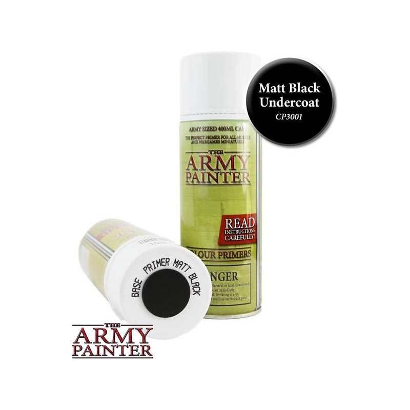 Army Painter - Colour Primer - Matt Black - Paint Spray