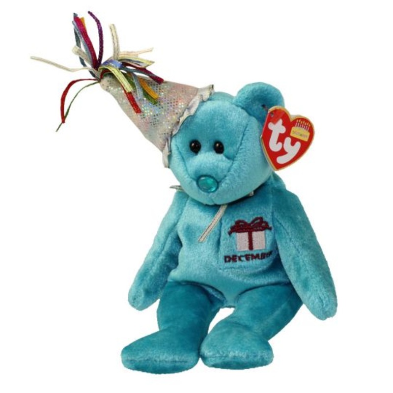 TY Beanie Baby - December the Teddy Birthday Bear