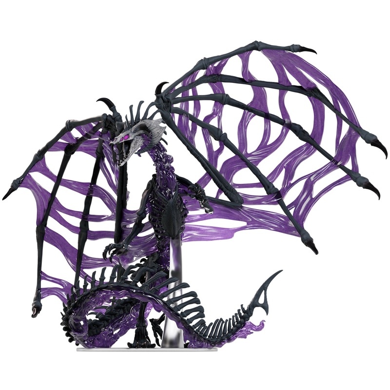 Wizards of the Coast - Dungeons and Dragons - Icons of the Realms - Black Dracolich - 96322 - Pre-Order September 15th 2025